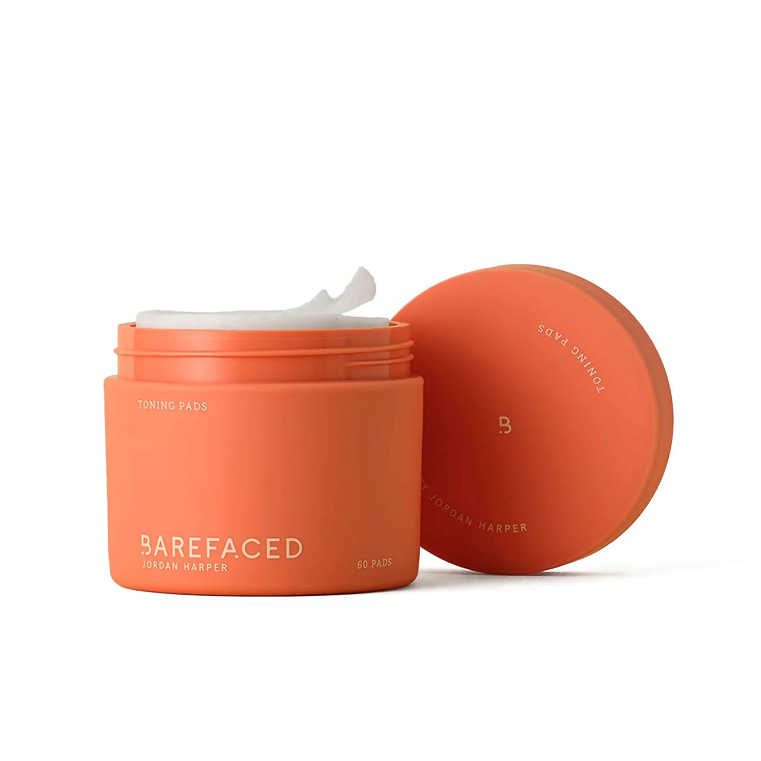 Detalle de BAREFACED Toning Pads (60 count) with 2% Glycolic Acid & Salicylic Acid