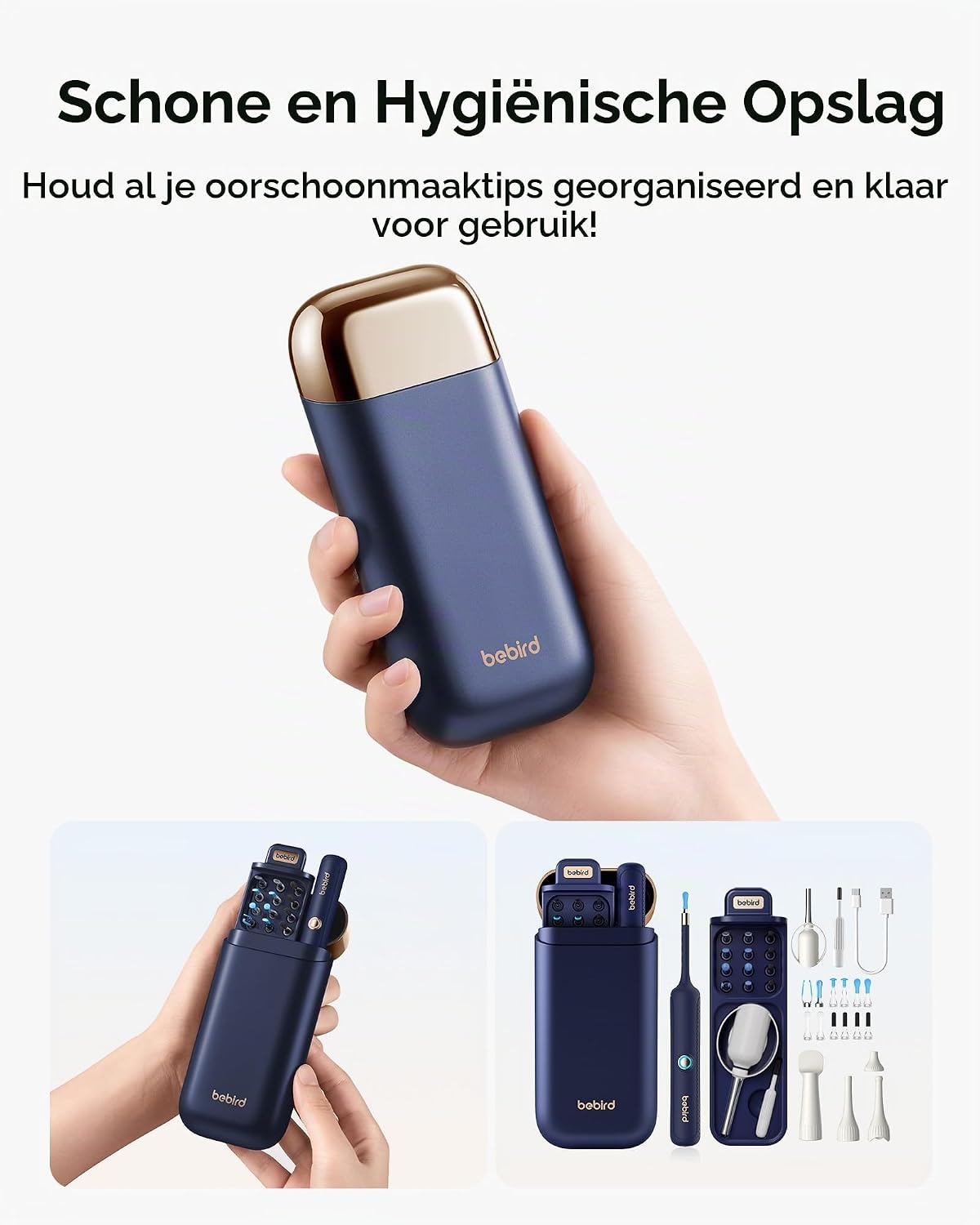 Thumbnail 6 de BEBIRD R37R otoscoop met 1920p HD-camera en flexibele oorreiniger