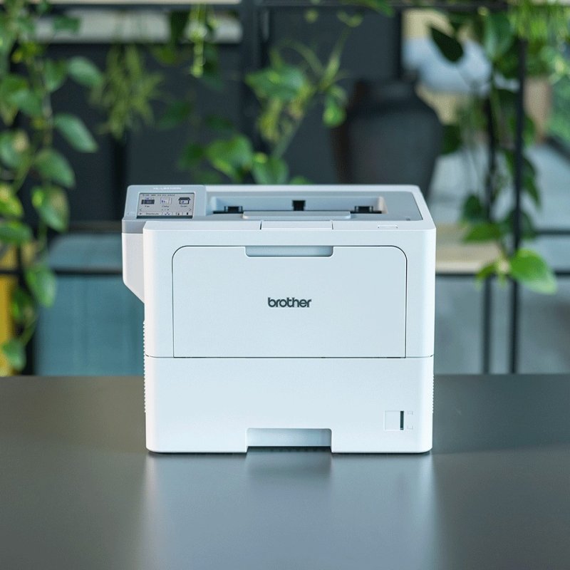 Detalle de Brother HL-L6410DN: Impresora láser monocromo dúplex para productividad profesional