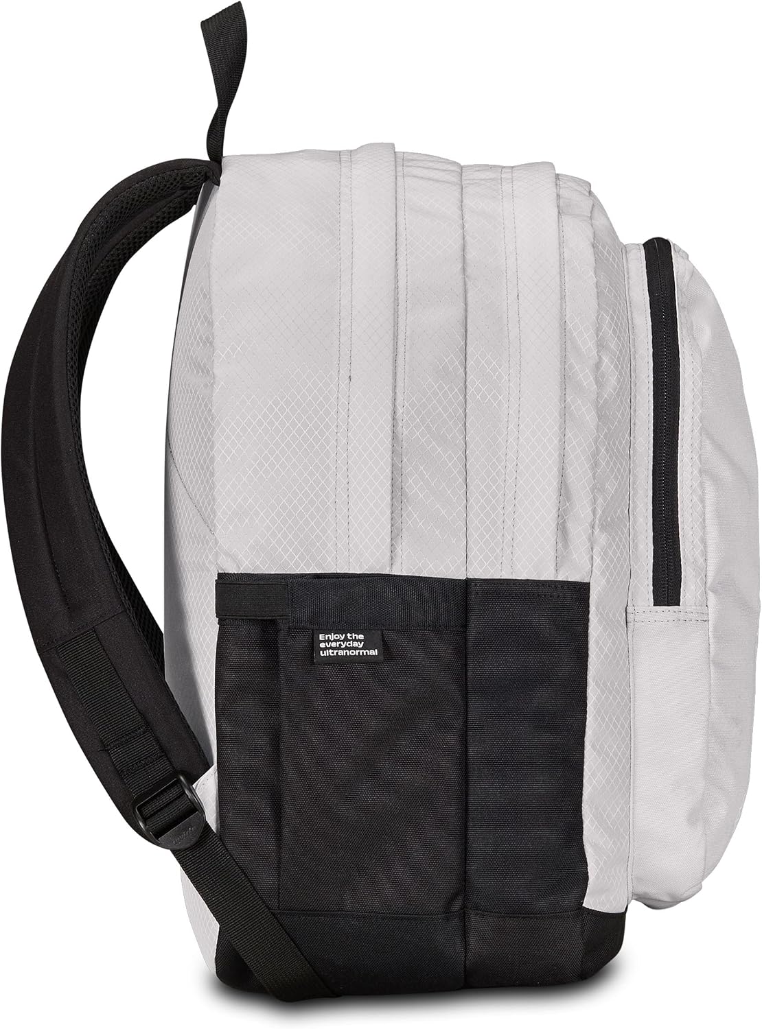 Detalle de Invicta Zaino JELEK Bianco con luci LED e tasche multifunzione, 32 x 43 x 25 cm