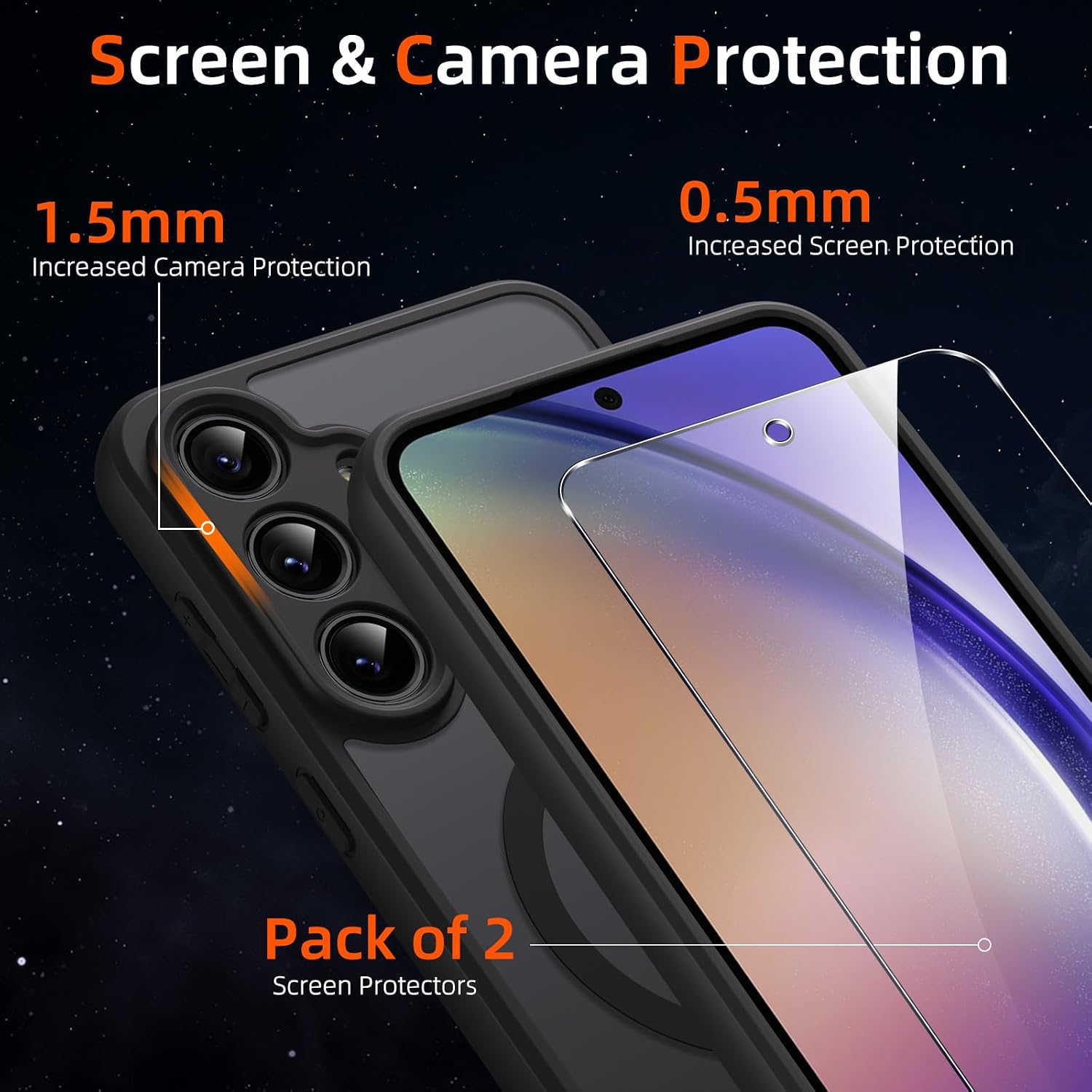 Thumbnail 5 de Oelrstfe Galaxy A54 5G Coque MagSafe 2 Verres