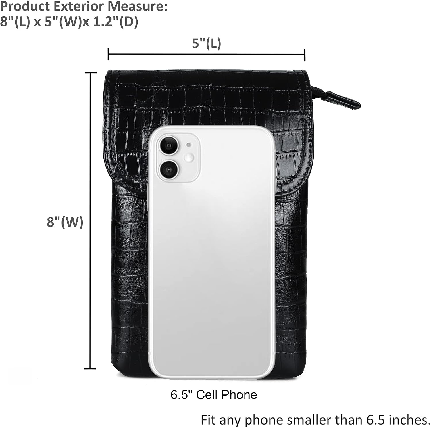 Detalle 2 de befen Genuine Leather Phone Bag 20x13cm