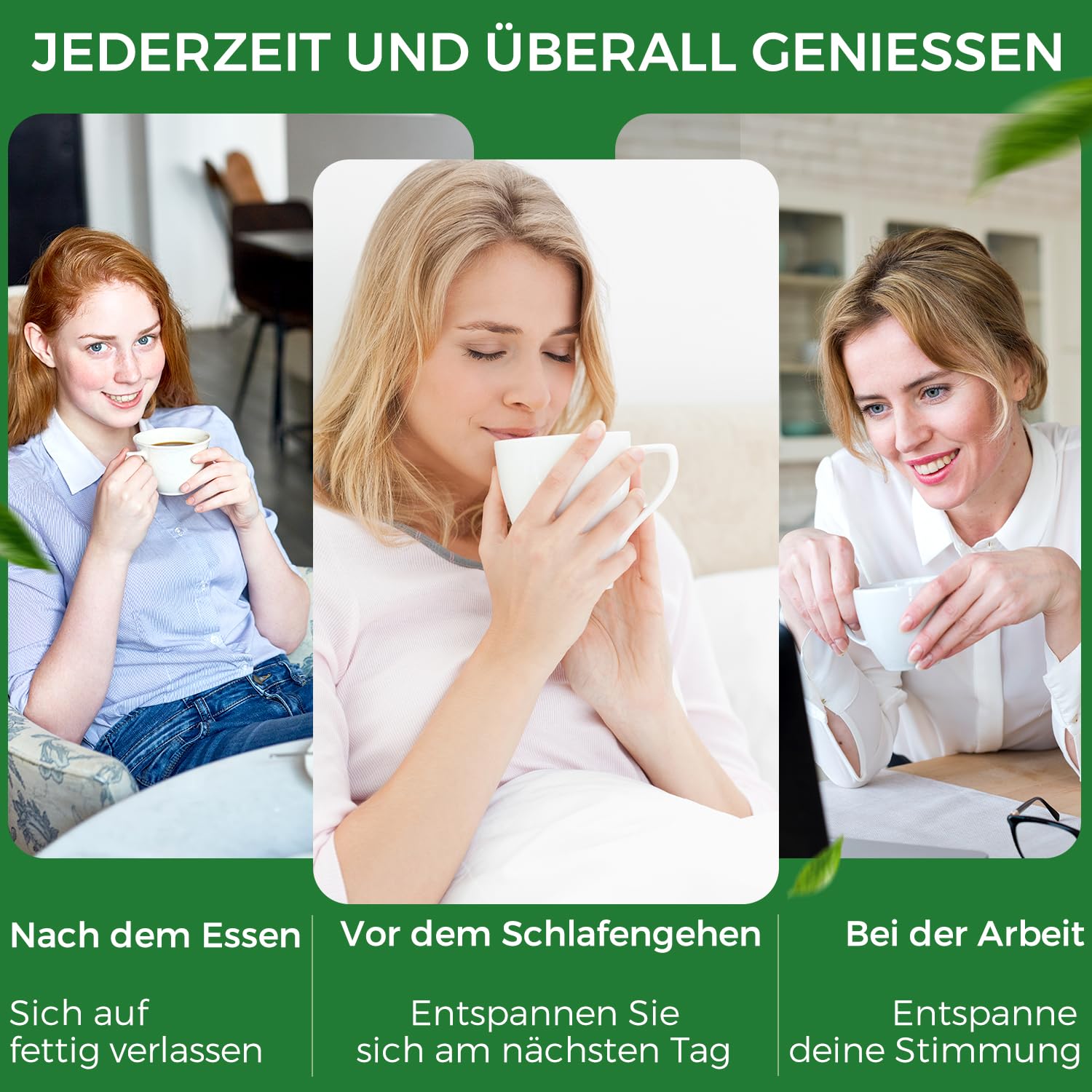 Thumbnail 5 de Detox Tee Zum Abnehmen – 28 Tage Kräutermischung mit Grüntee, Lotusblatt, Cassia & Moringa