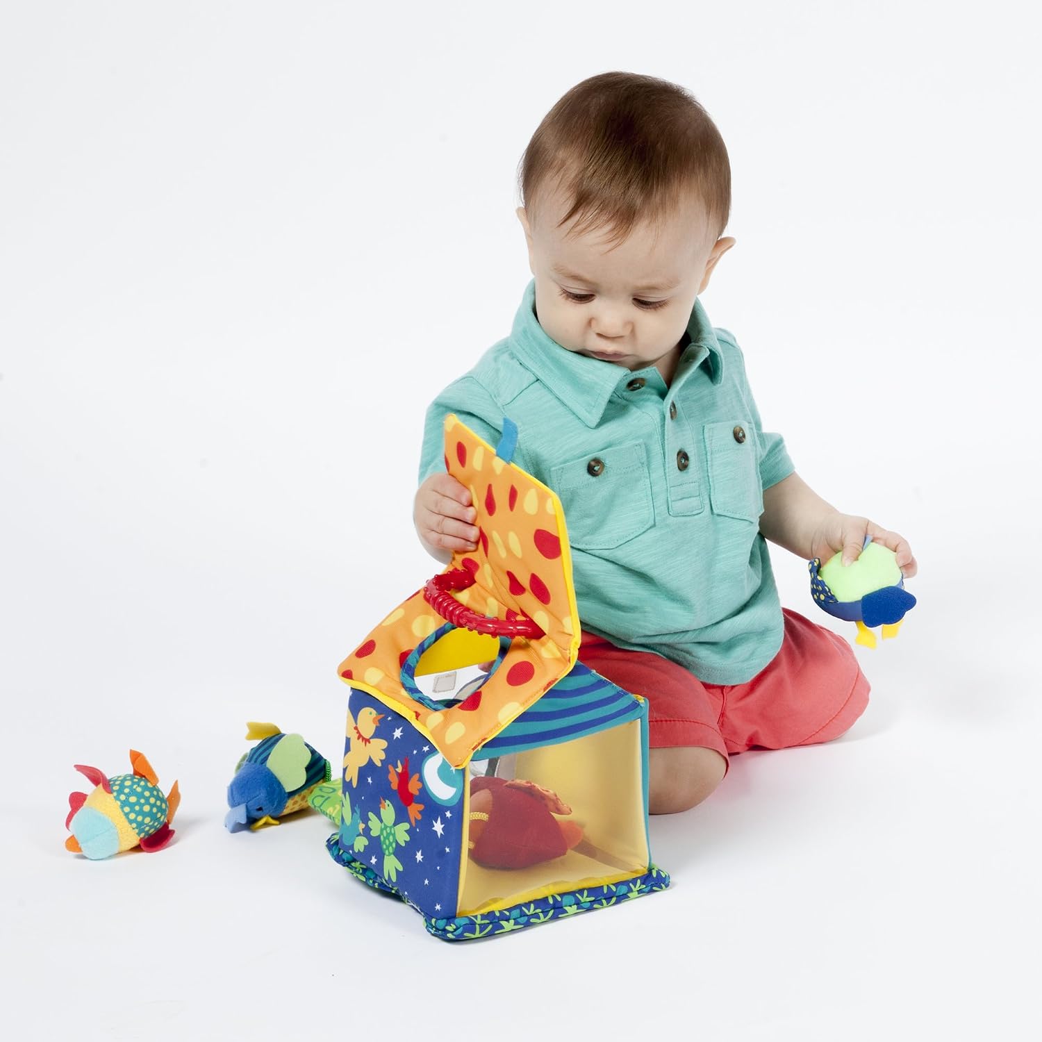 Thumbnail 4 de Manhattan Toy Put and Peek Birdhouse 7.5" soft toy