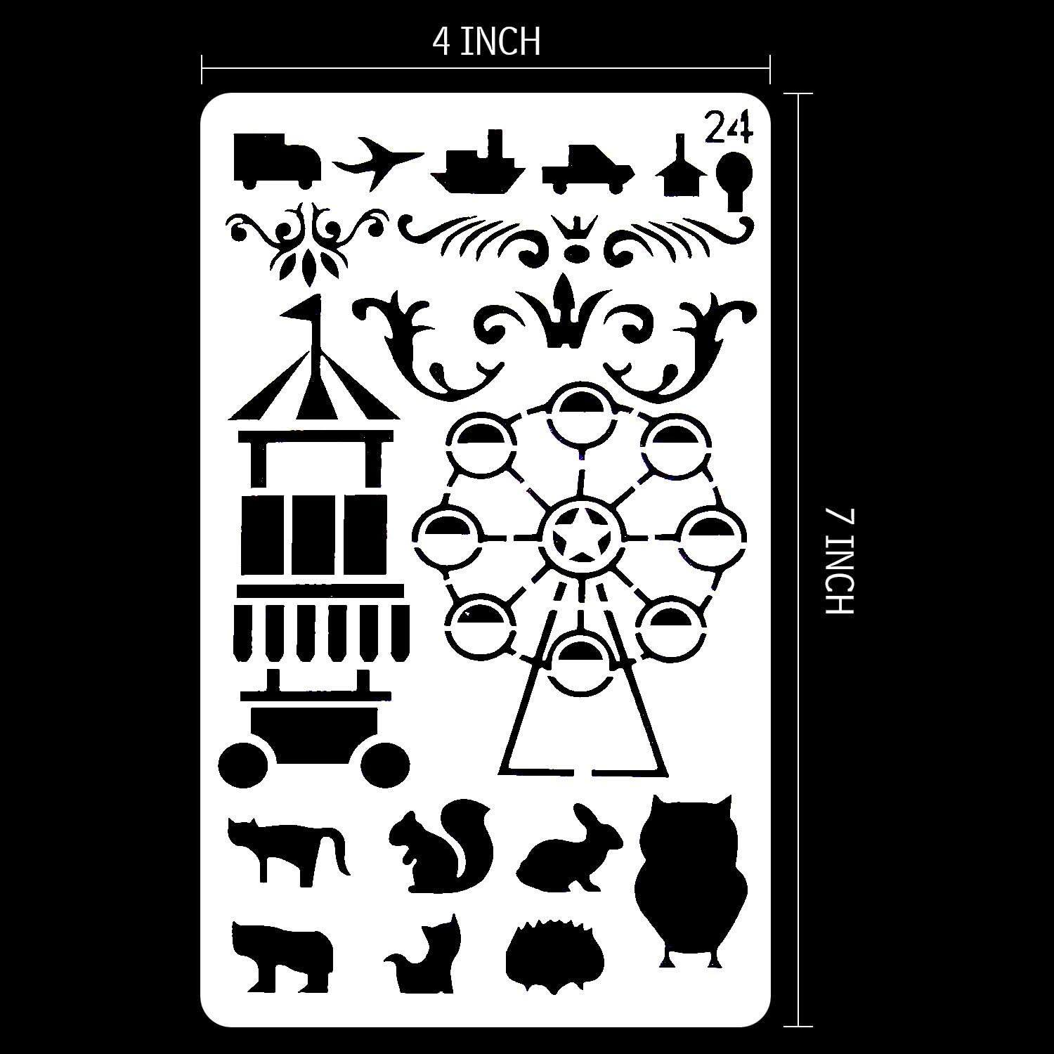 Thumbnail 1 de Journal Stencils, 4 x 7 Inch