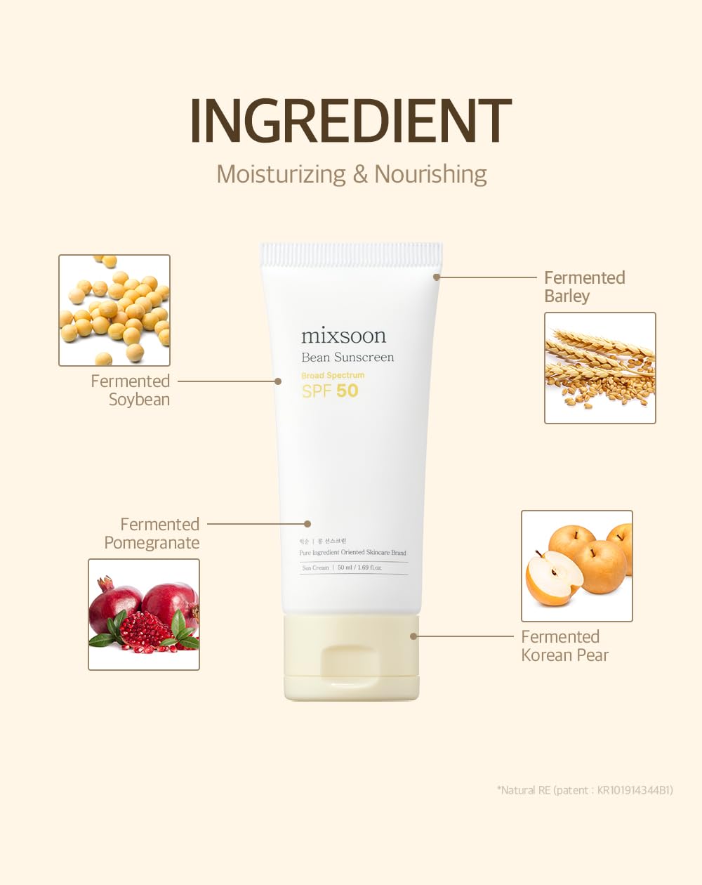 Thumbnail 5 de mixsoon Bean Sunscreen SPF 50 50ml ☀