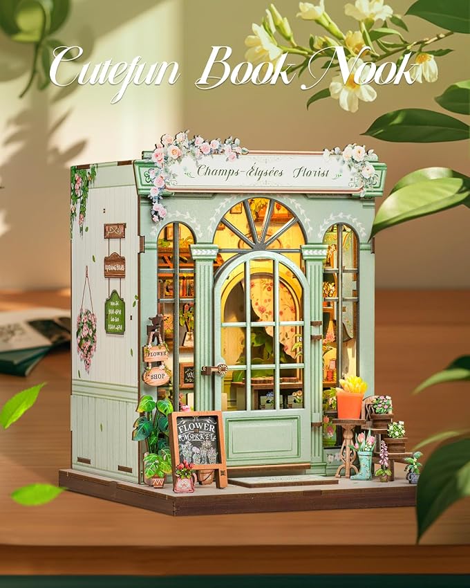 Thumbnail 6 de Cutefun Book Nook DIY Mini House with LED