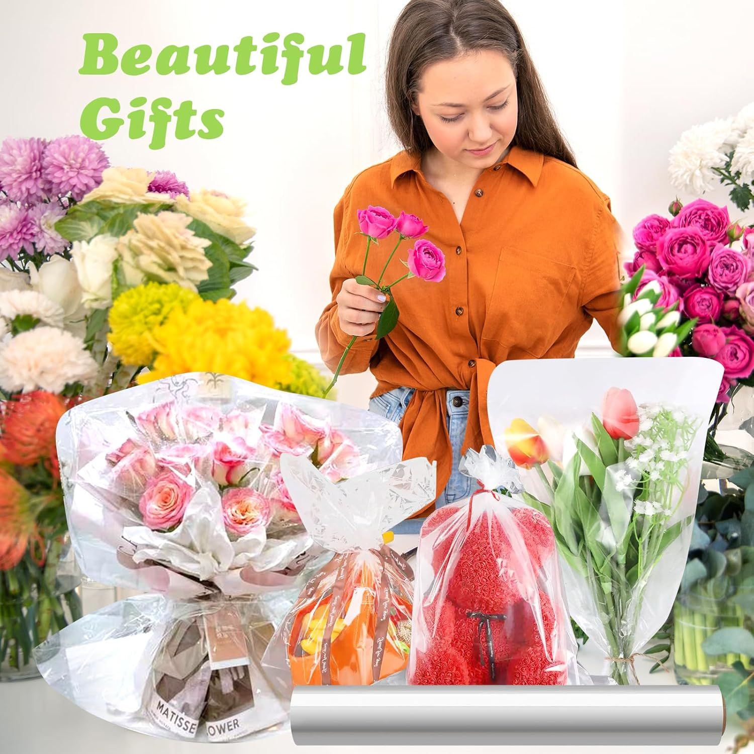 Thumbnail 6 de Cellophanfolie Rolle 86 cm