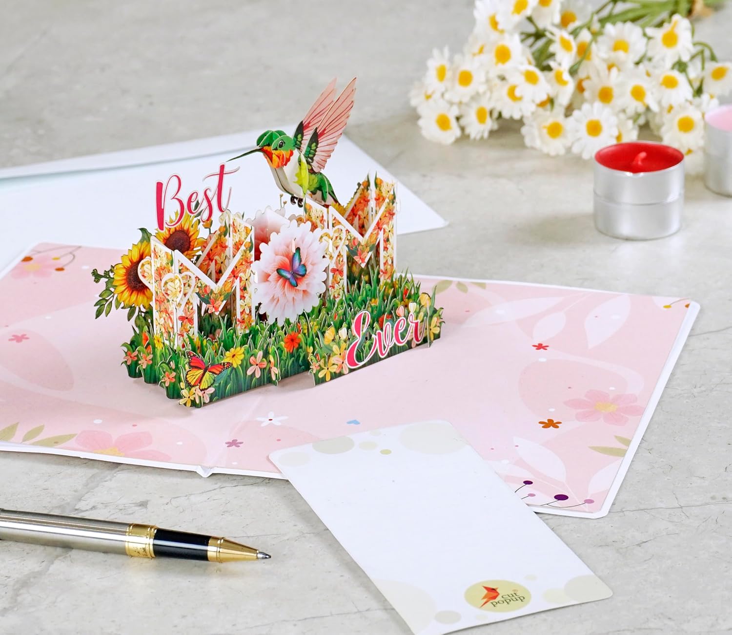 Thumbnail 4 de CUTPOPUP Beste Mama aller Zeiten – 3D Pop-up Karte für Muttertag