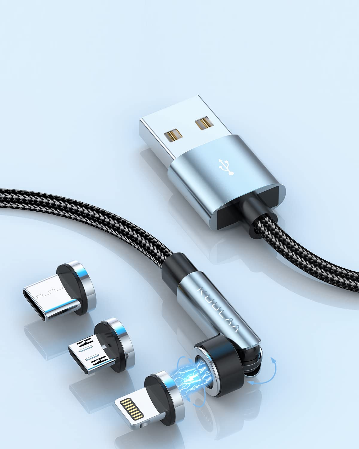 Thumbnail 6 de Kuulaa Magnetic Charging Cable 2 Pack 3A USB-C data cable