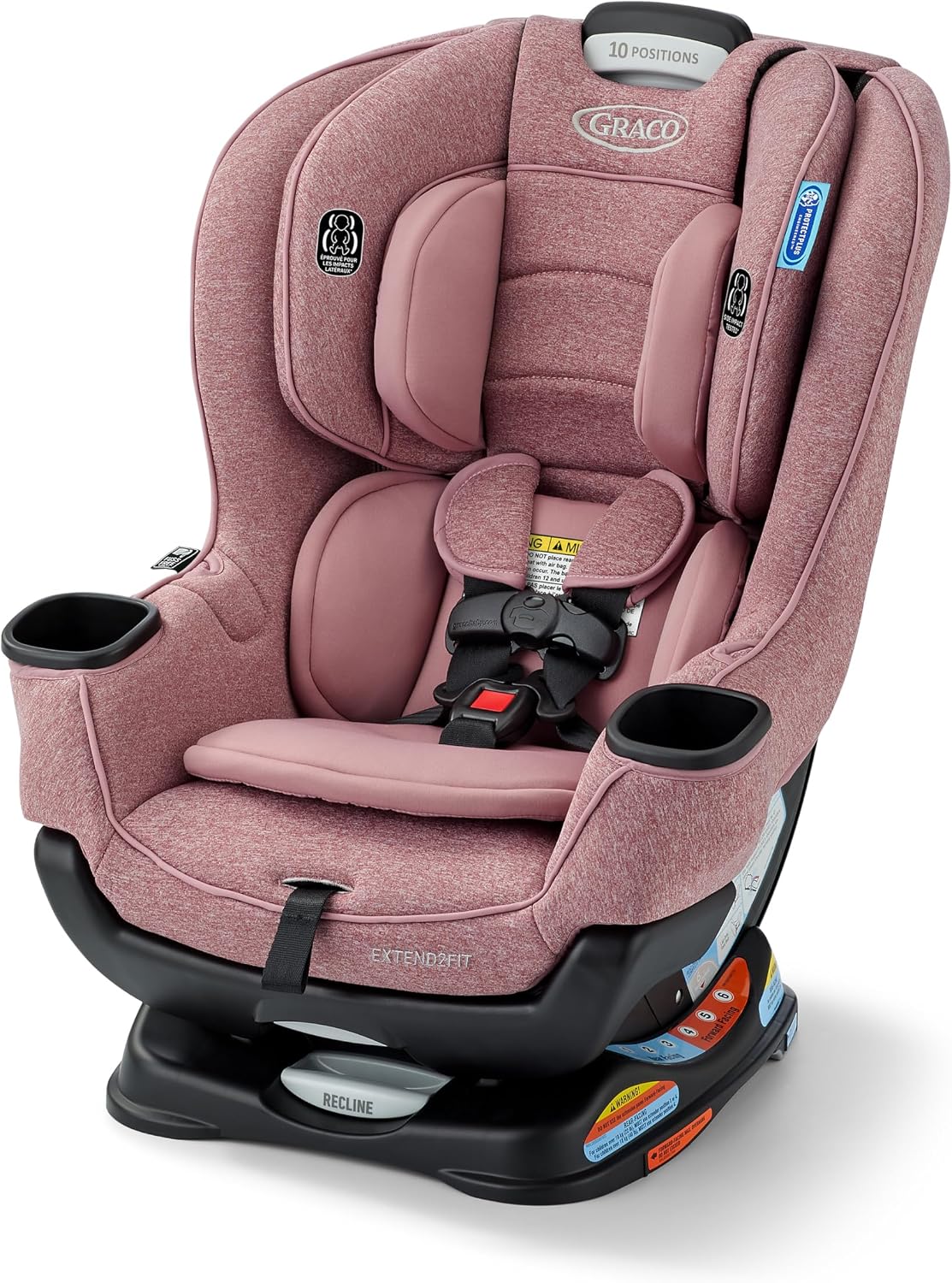 Detalle de Graco Extend2Fit Convertible Car Seat, Talia, with 4-Position Extension Panel