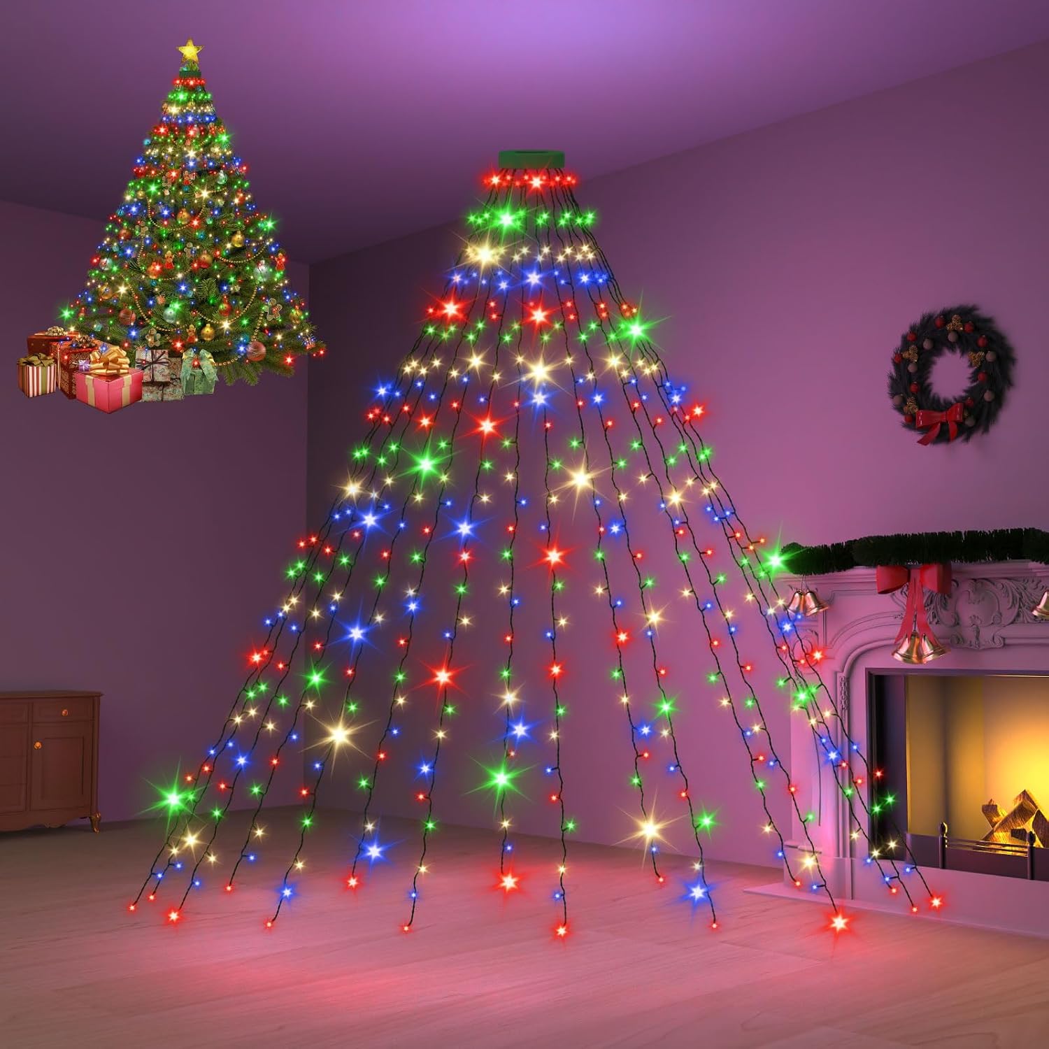Detalle de Dalugo Christmas Tree Lights 2m ๐