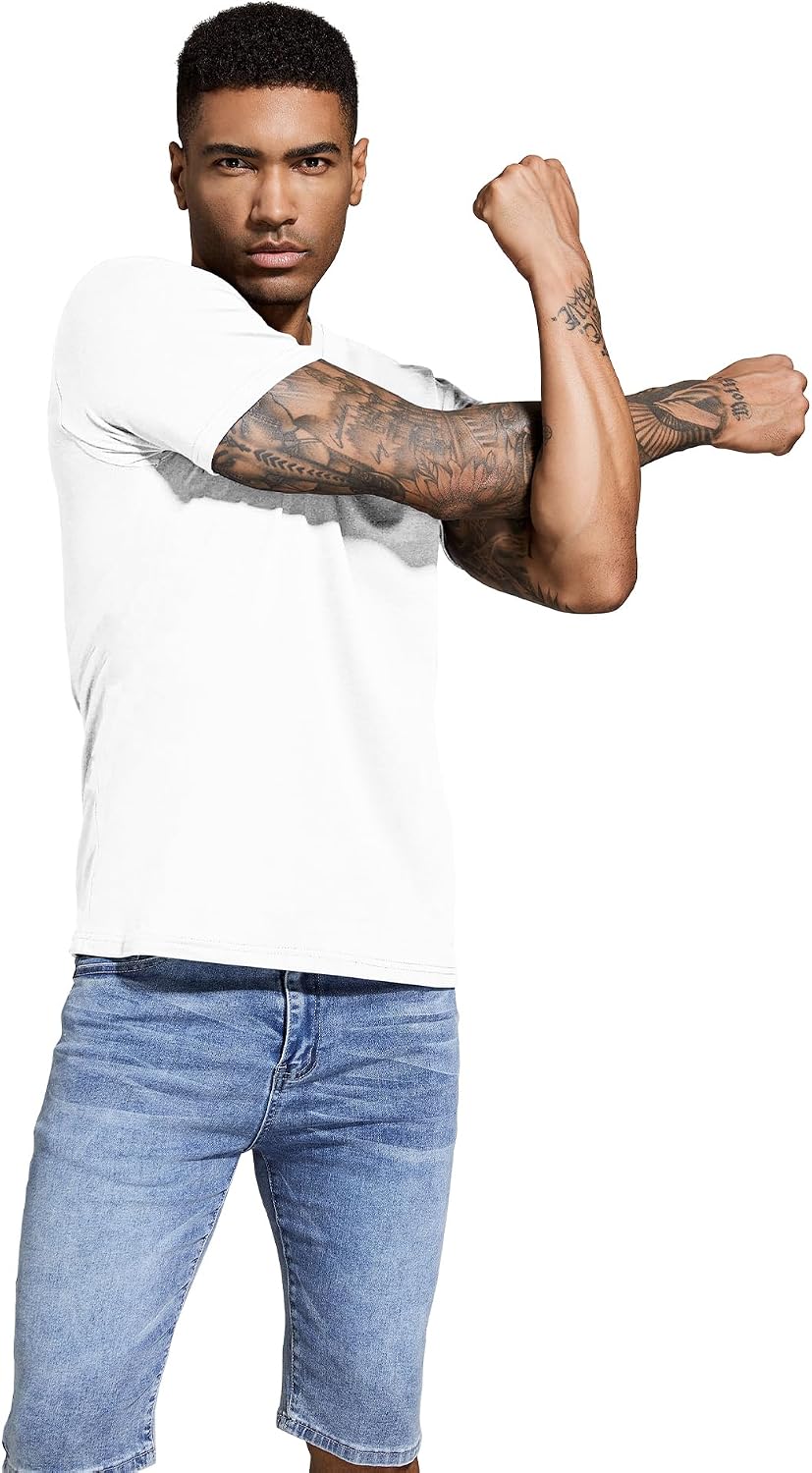 Detalle 2 de Herren T-Shirts mit 4er Set Baumwolle