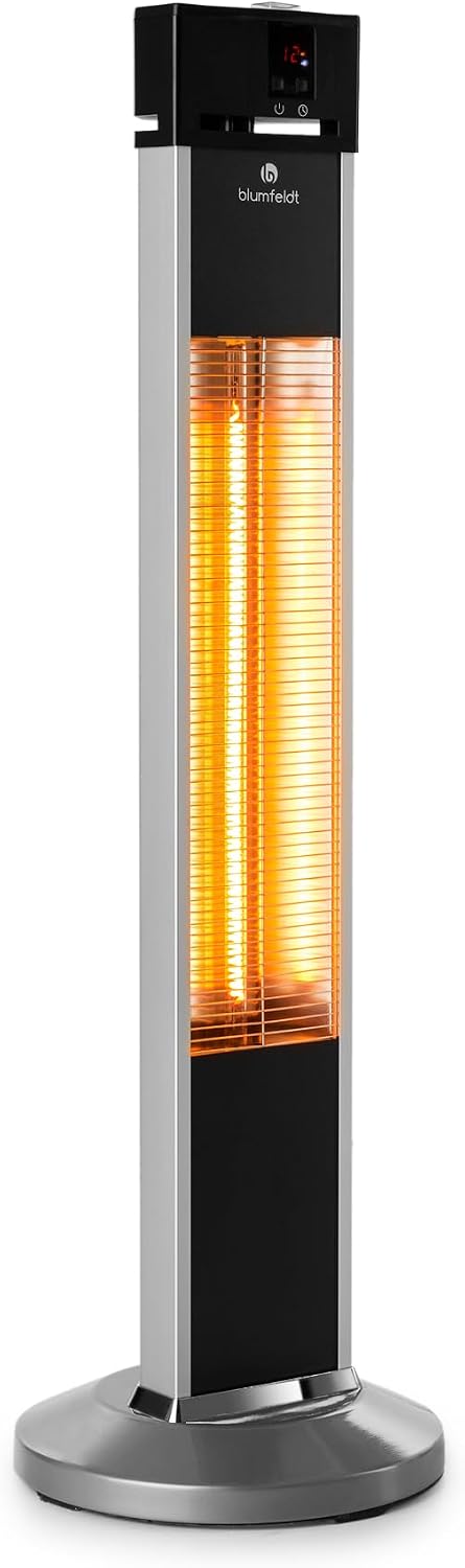 Detalle de Blumfeldt Heat Guru HHG4-Heat-Guru – promiennik stojący 2000 W, 3 poziomy, IP34