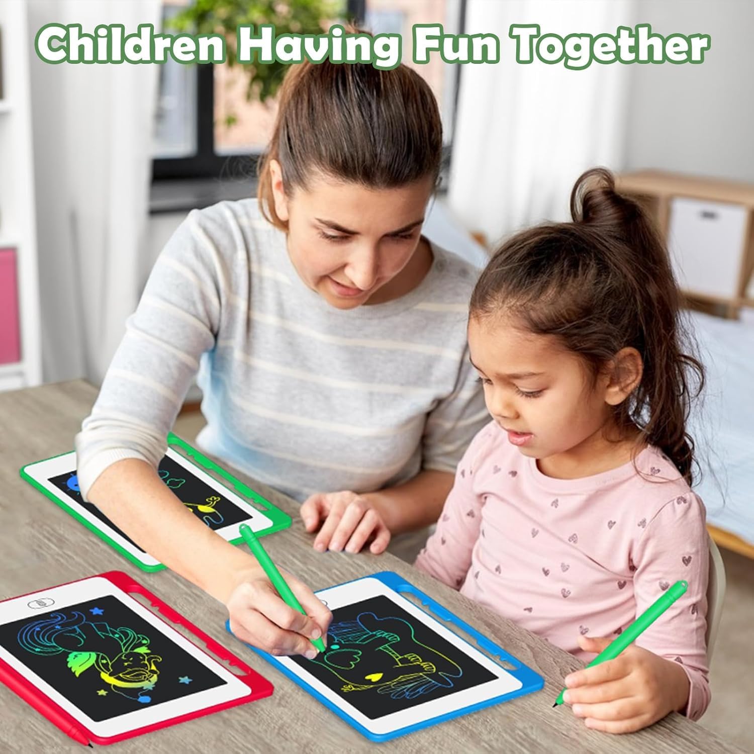 Thumbnail 6 de Party Favor 16-Pack LCD Writing Tablet for Kids (6.5-Inch) — Erasable Reusable Doodle Boards