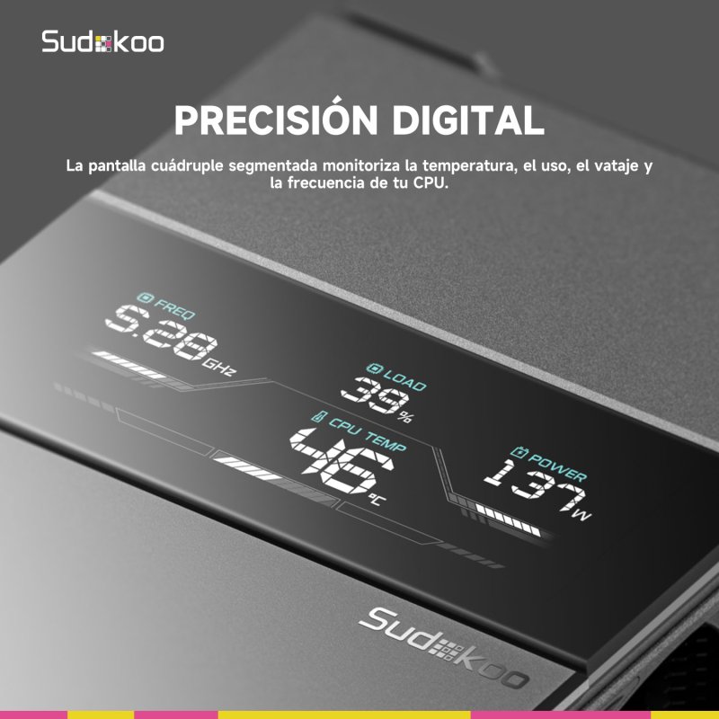 Thumbnail 1 de Sudokoo SK700V: Refrigeración de aire para Socket AM5, 220W, alto flujo y overclocking