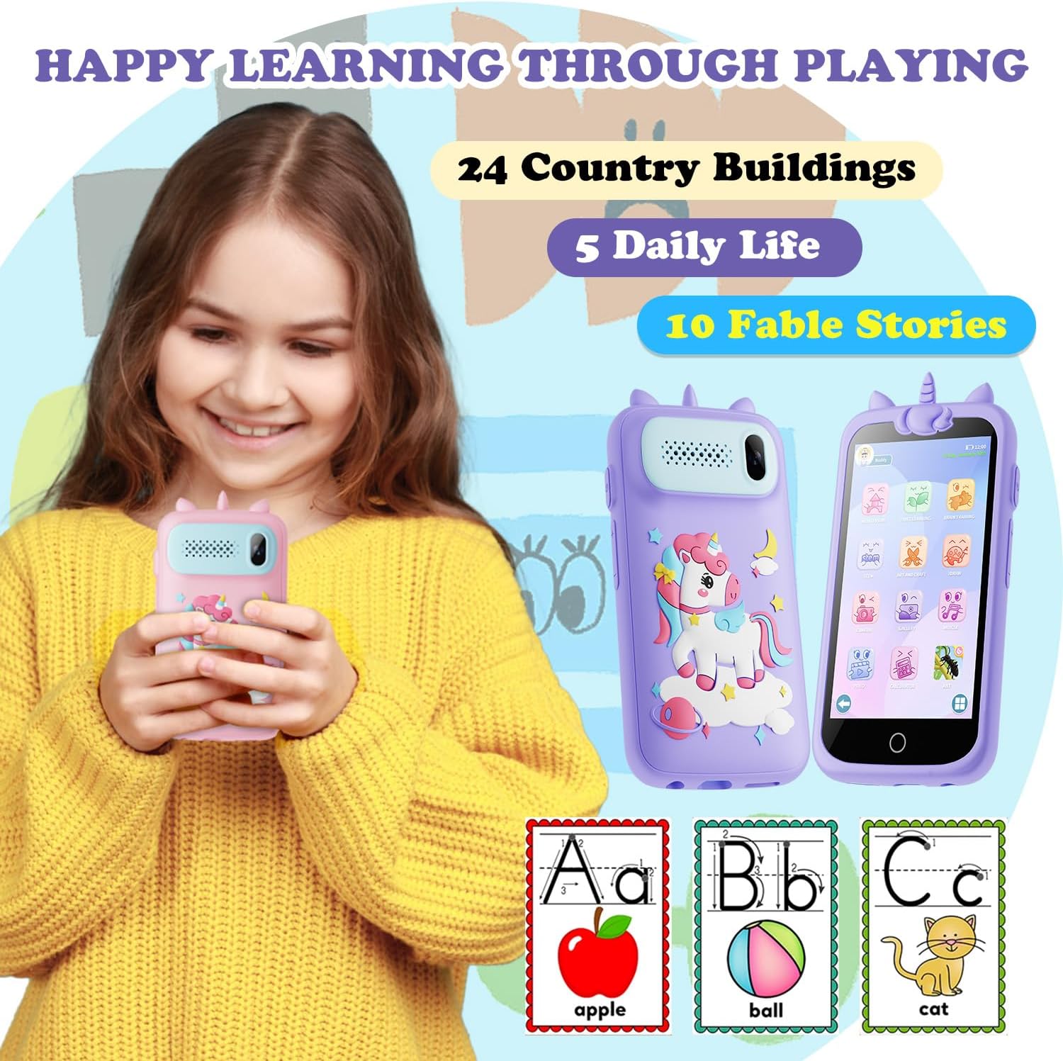 Thumbnail 5 de Kids Toys Phone 3.97-Inch Touchscreen Mini Phone