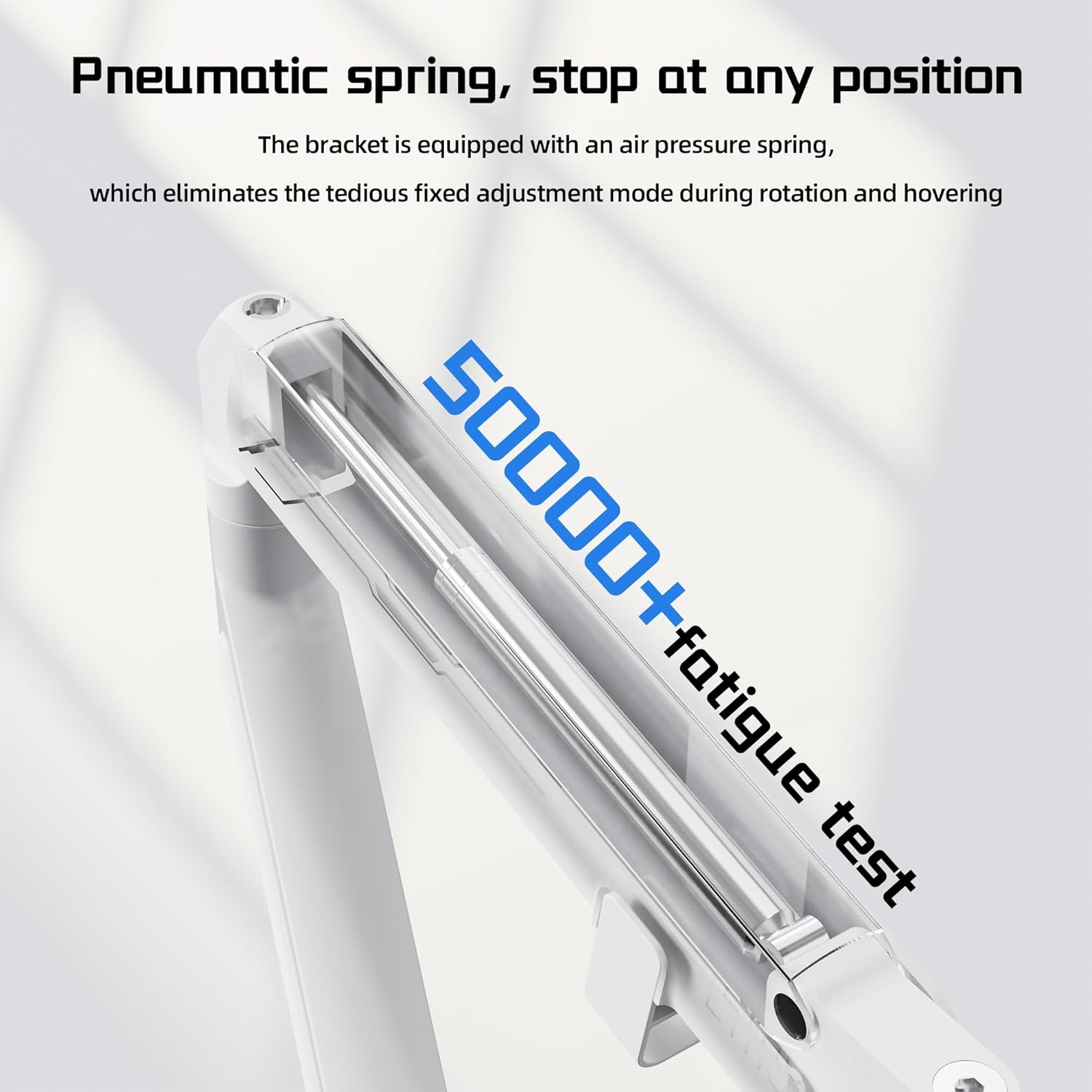 Thumbnail 2 de ETHU Heavy-Duty Dual Monitor Arm – stabile Halterung für 2 Monitore bis 38 Zoll, je Arm 14 kg, VESA 75x75/100x100, Weiß