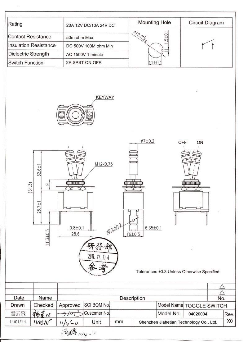 Thumbnail 5 de Heavy-Duty Toggle Switches 12V
