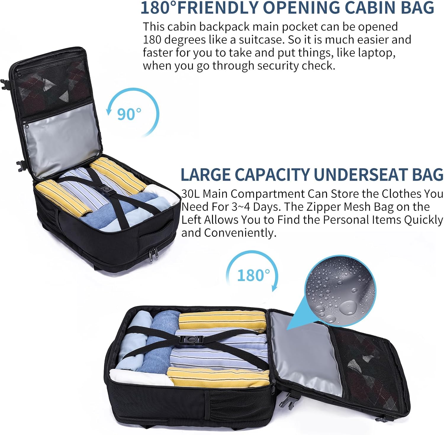 Detalle 2 de LIGSAN cabin bag 40x30x20, 24L