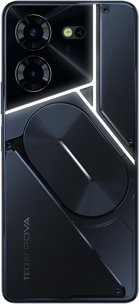 Detalle de TECNO Pova 5 Pro 5G, smartfon 8/256 GB z ekranem 120 Hz i ładowaniem 68 W