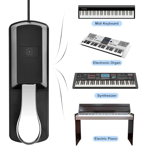 Detalle 2 de Pédale de Sustain Universelle QUOTRE pour Clavier de Piano – avec câble 1,5 m et inverseur de polarité