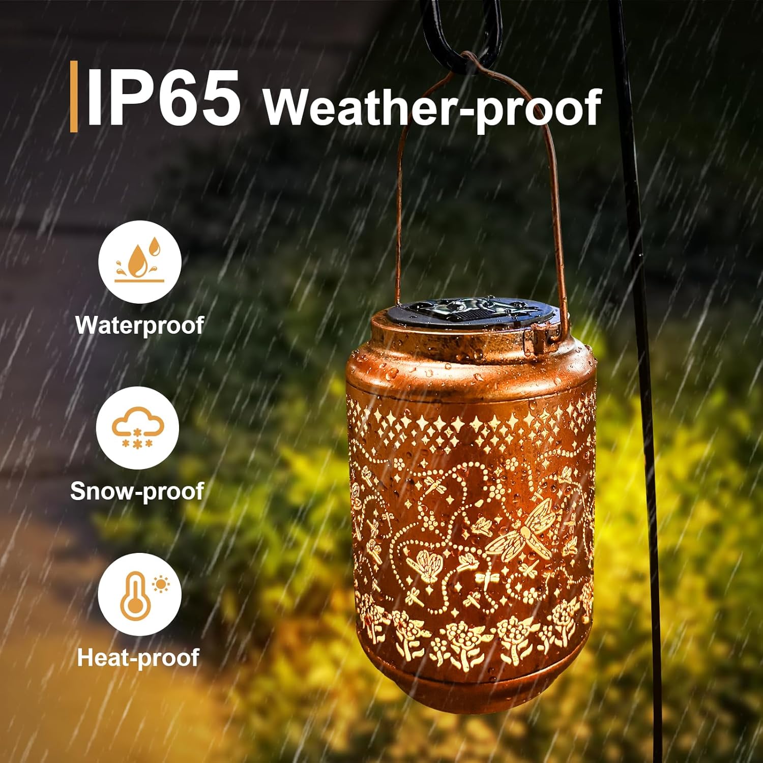 Thumbnail 4 de Dragonfly Solar Lantern Garden Light for Mum 🌼