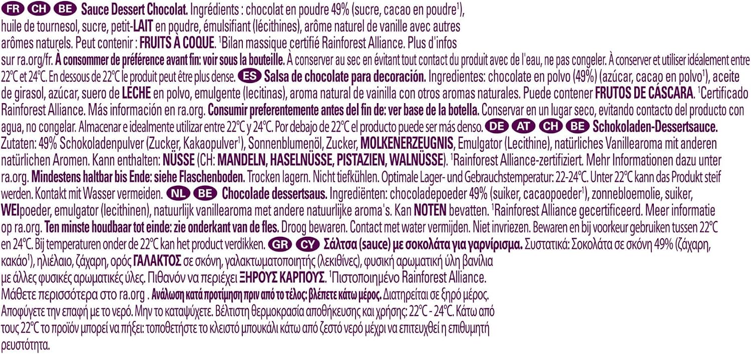 Thumbnail 6 de NESTLĂ DOCELLO Sauce chocolat 750g đ«