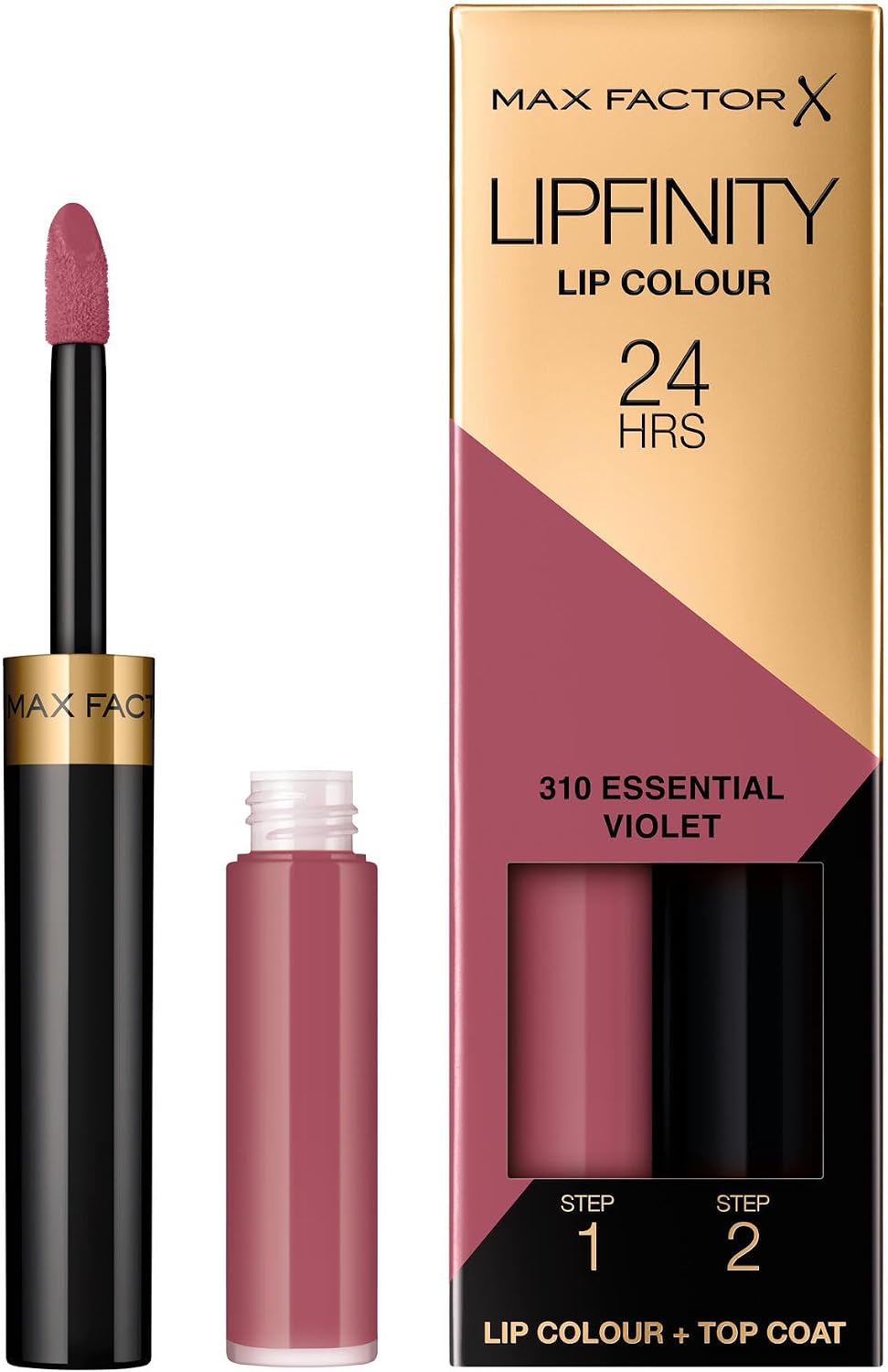 Detalle de Max Factor Lipfinity 310 Essential Violet 2.3 ml 💄