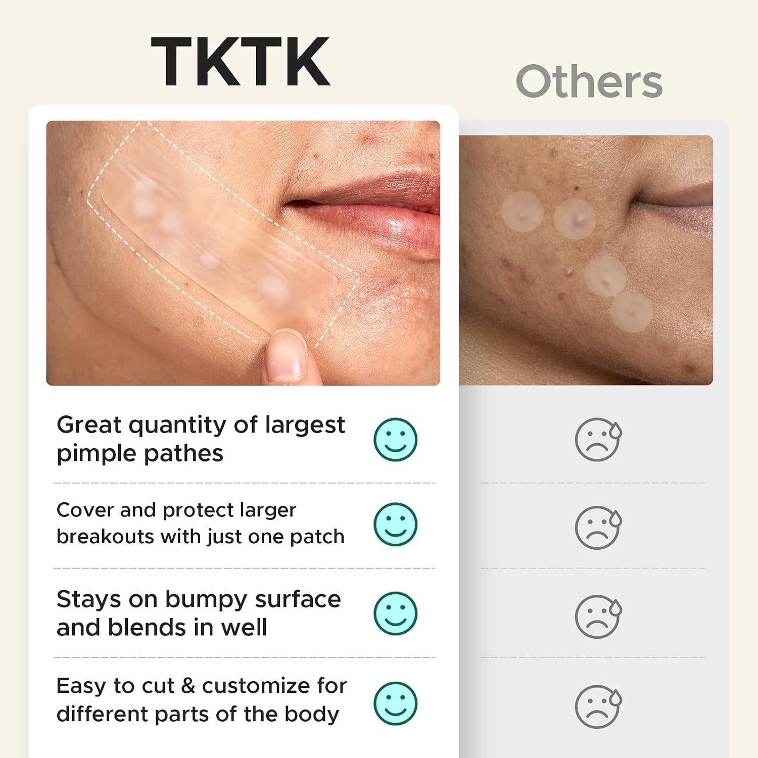 Thumbnail 4 de TKTK 60 mm XL Acne Patches 265 Pack