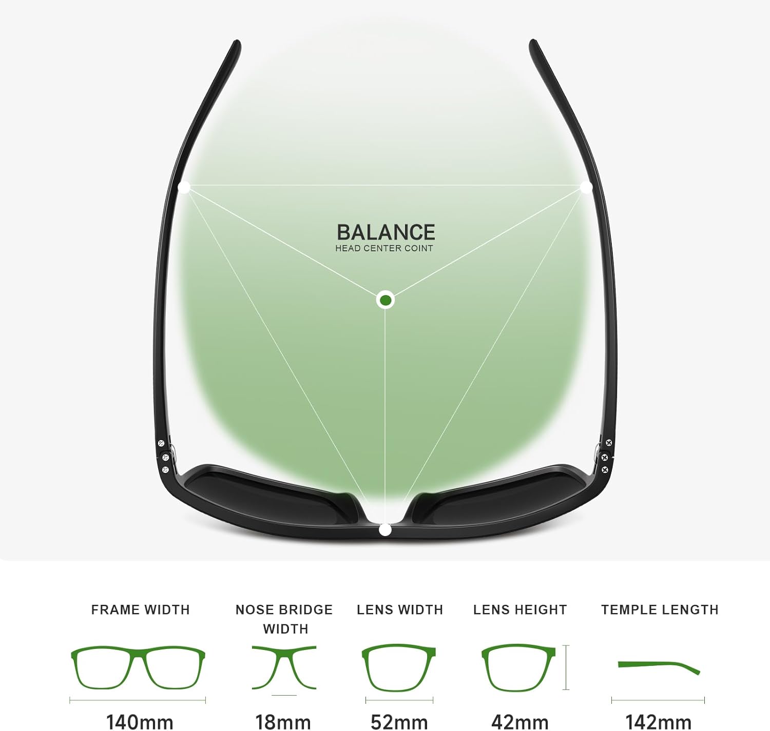 Detalle 2 de Fanshen Polarized Sunglasses for Men 🕶