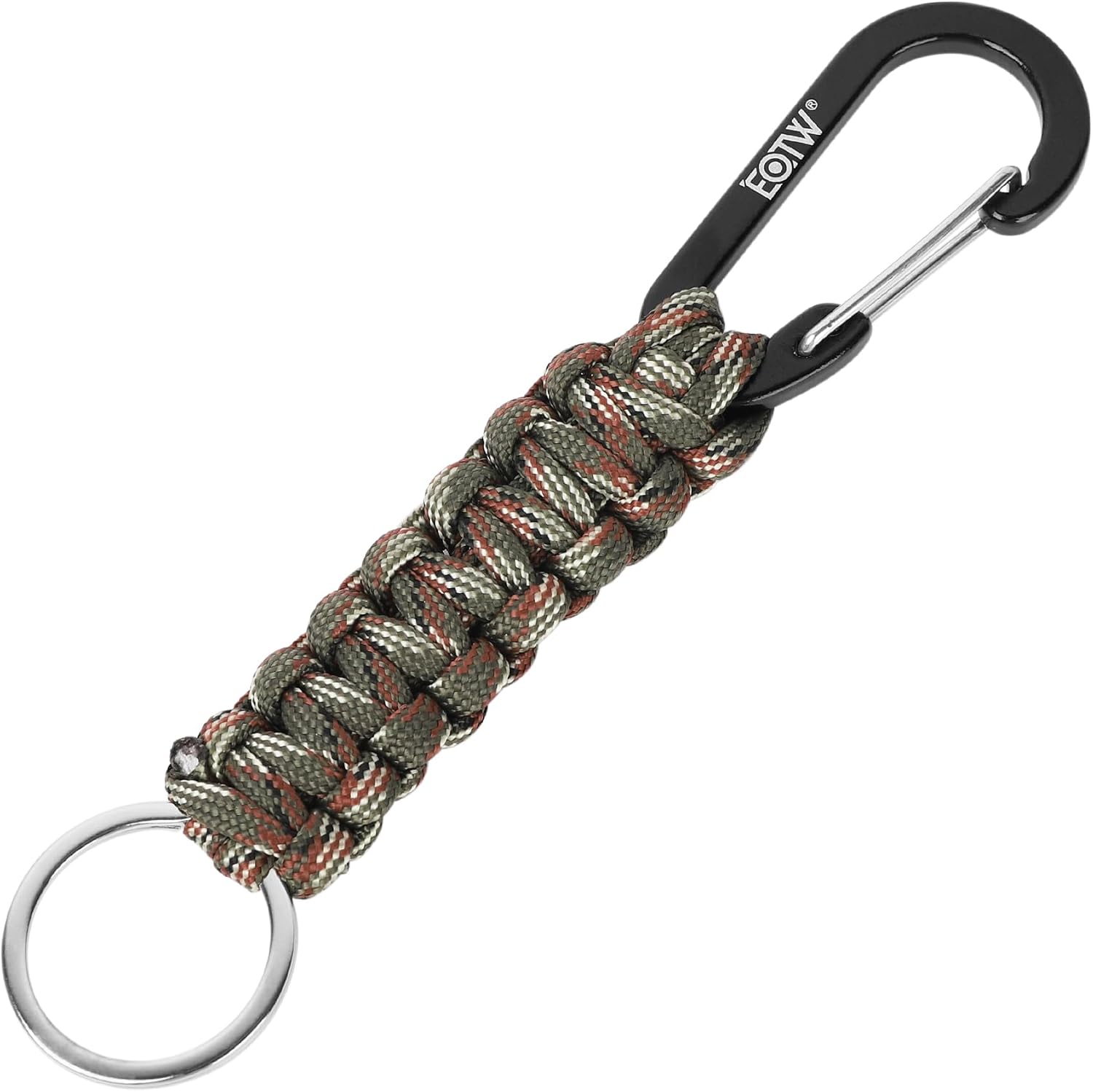 Thumbnail 6 de EOTW Paracord Schlüsselanhänger mit Karabiner und D-Ring – personalisierbar für Schlüssel, Flasche & Alltag