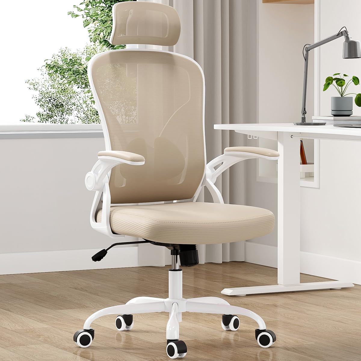 Detalle 2 de Farini Ergonomischer Stuhl Khaki