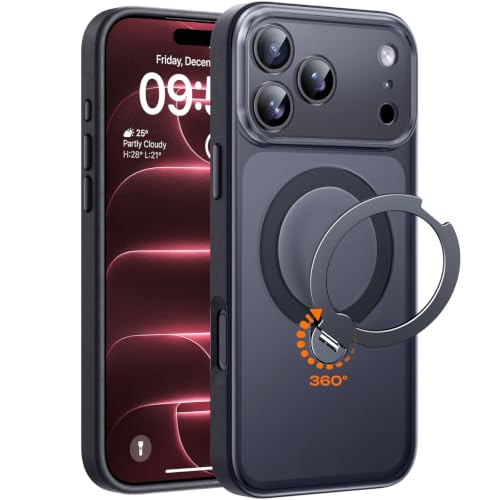 Imagen de TOCOL 360° Magnetic Stand Case for iPhone 18 Pro Max (Black) en OfertitasTOP