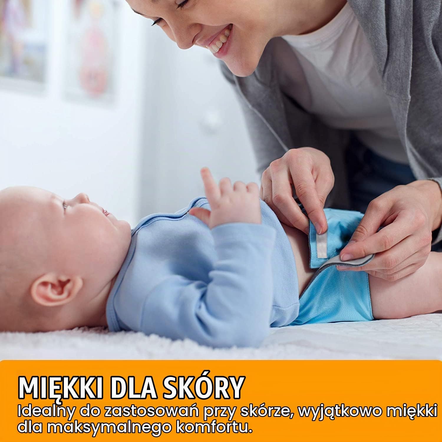 Detalle de VELCRO Brand Sleek & Thin VEL-30184-WEU – biała taśma na rzep 19 mm x 60 cm