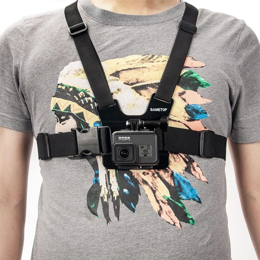 Detalle 2 de Sametop Chest Mount Harness for GoPro and Action Cameras