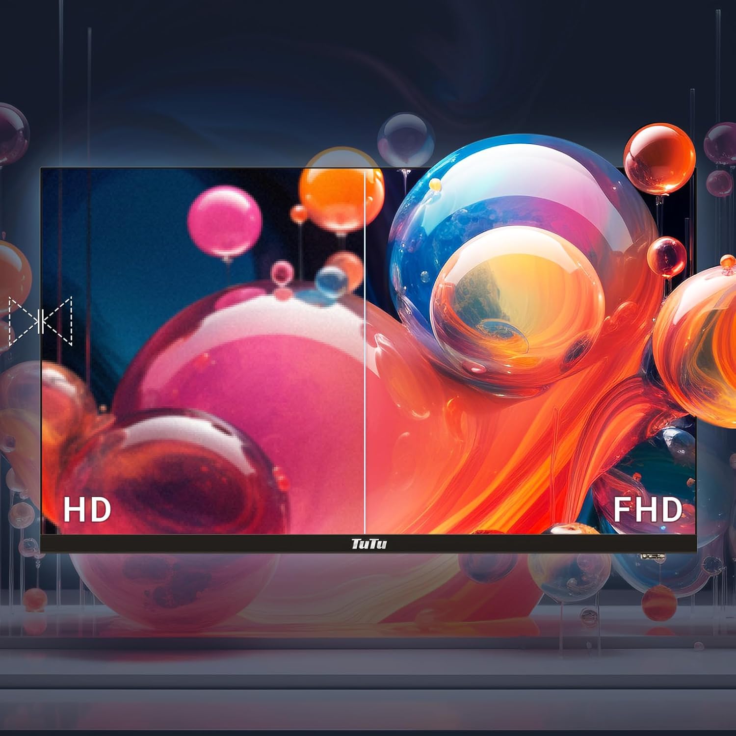Thumbnail 4 de TuTu TUV32FN1B Smart TV 32 Zoll (80 cm) Full HD mit Bluetooth, WLAN & Triple Tuner