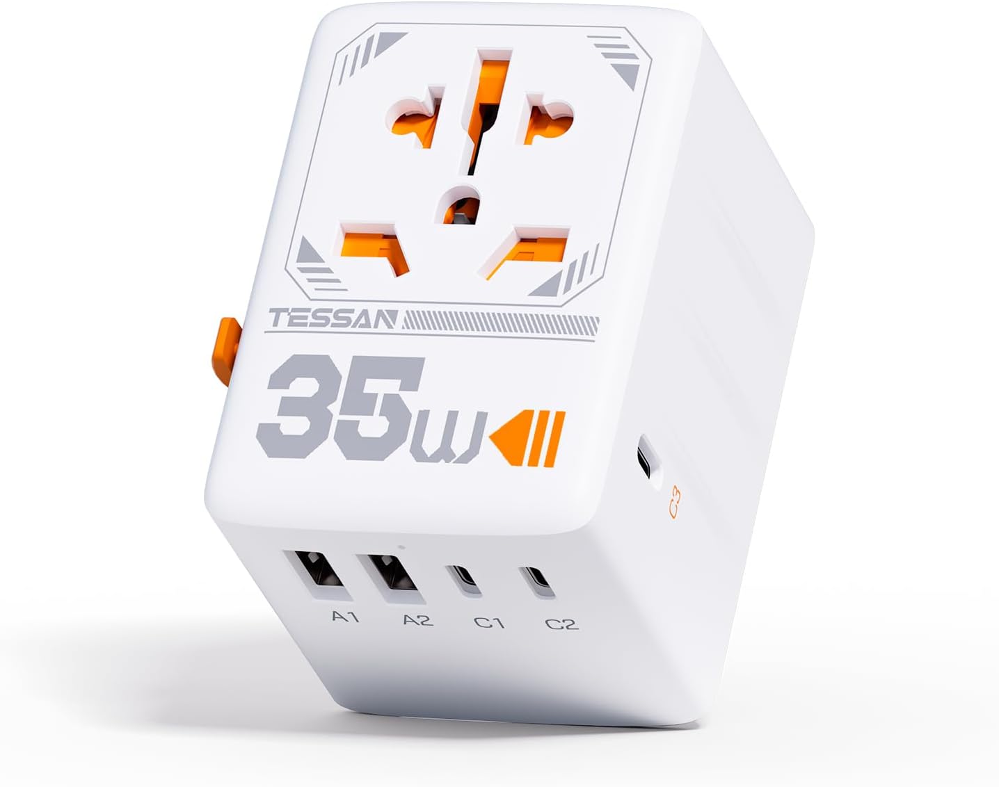 Detalle de TESSAN 35W Reiseadapter Weltweit