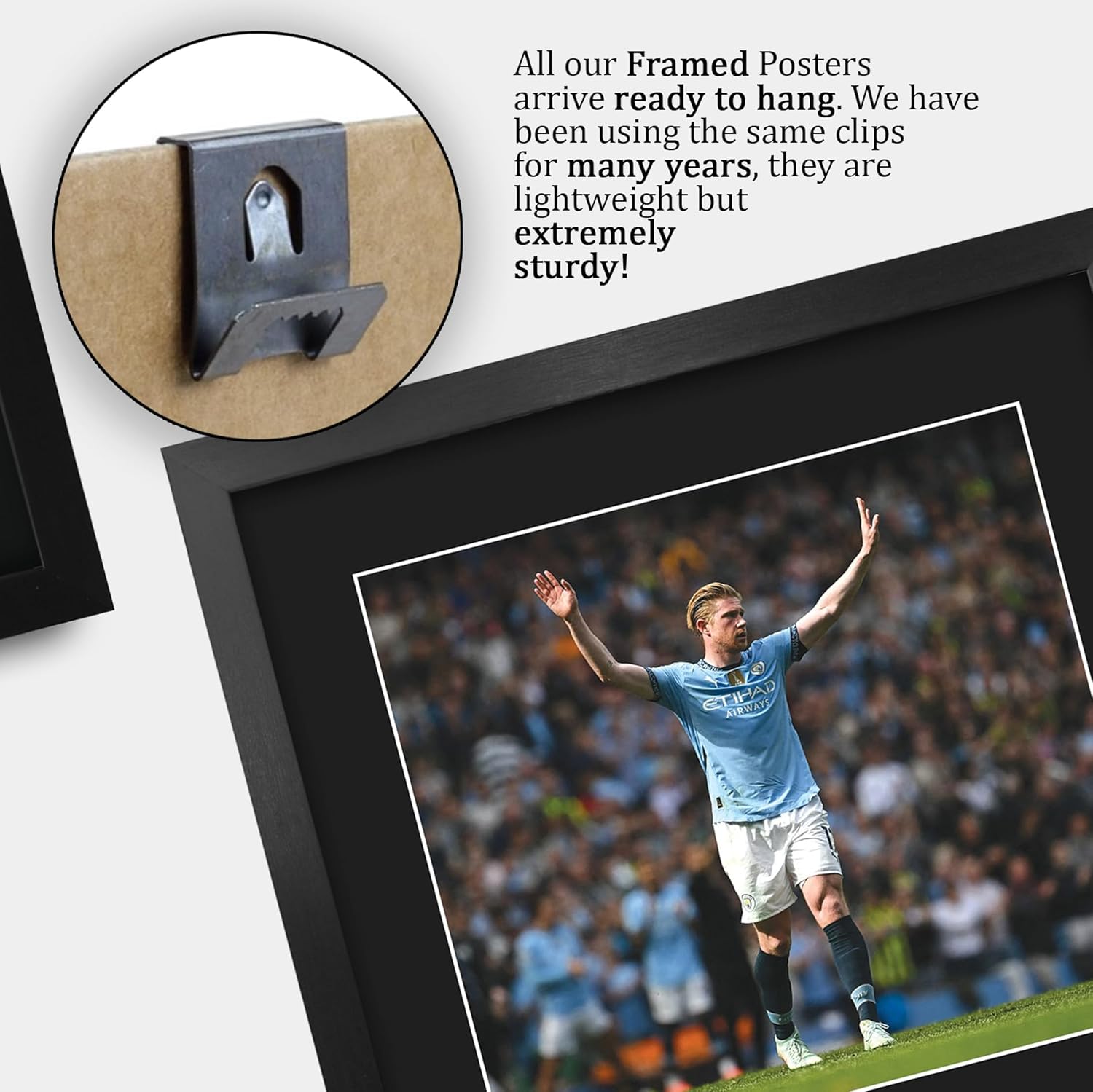 Thumbnail 4 de Kevin De Bruyne Manchester City Autographed A3 Framed Photo