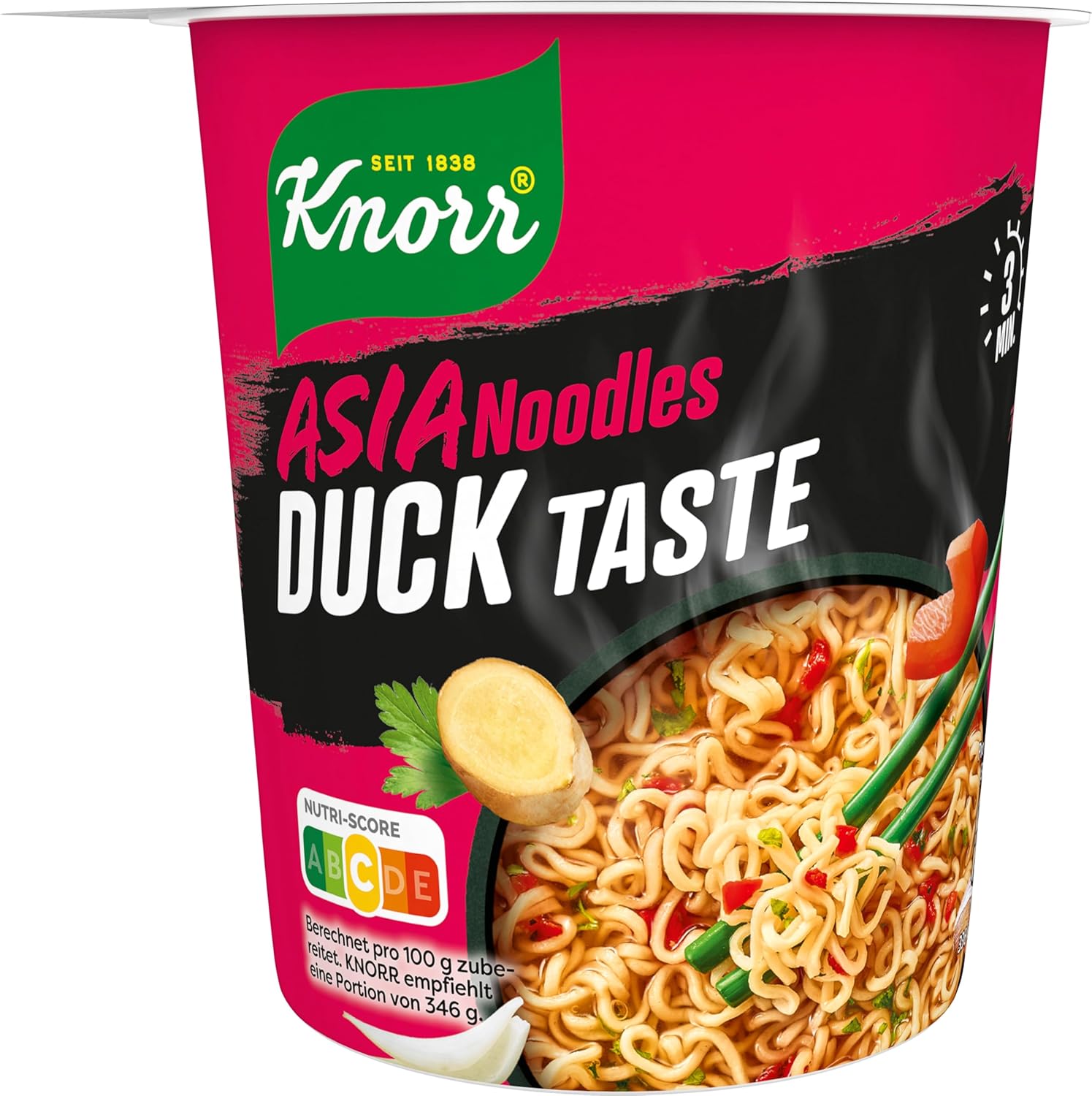 Detalle 2 de Knorr Asia Noodles Instant Nudeln Mix – Asia Snack fertig in 3 Minuten (48 Stück)