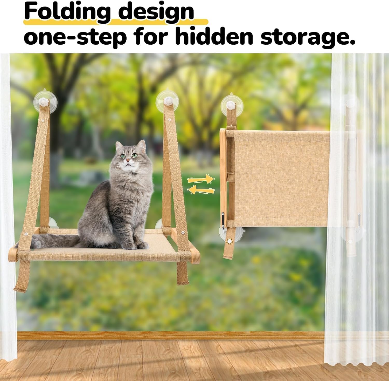 Thumbnail 6 de CATISM Katzen Fensterliege 50×38 cm 🐱