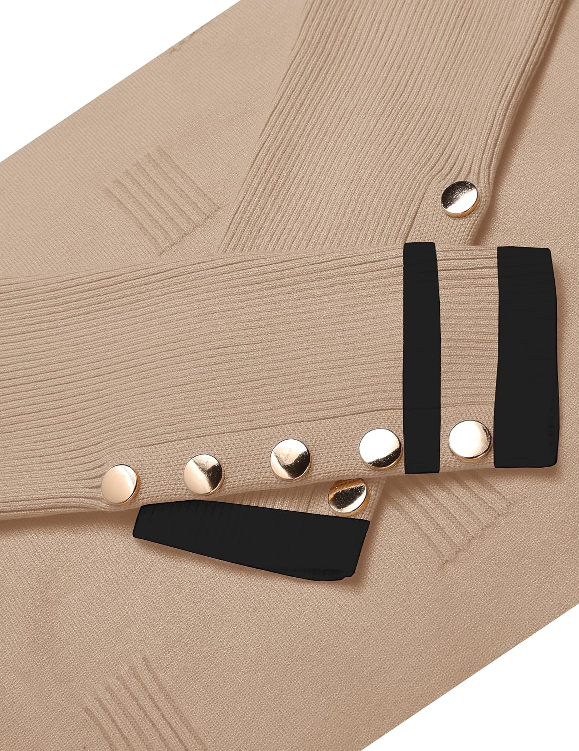 Thumbnail 6 de Zeagoo V Neck Ribbed Knit Sweater Tops