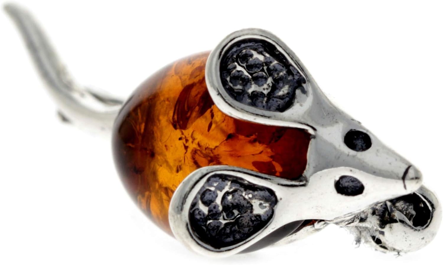 Thumbnail 5 de Broche en argent sterling 925 et ambre véritable de la Baltique 4107