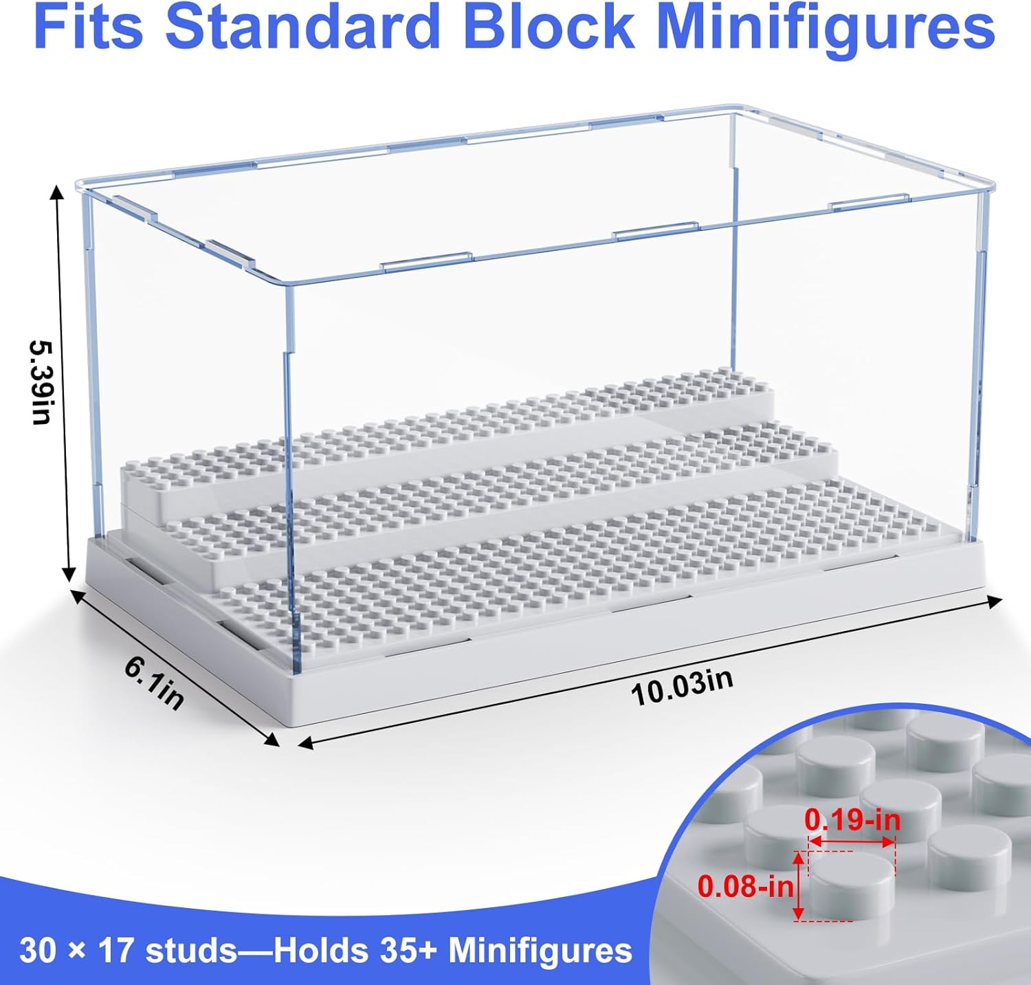 Thumbnail 2 de Mlikero Display Case for Minifigures and Collection Bricks