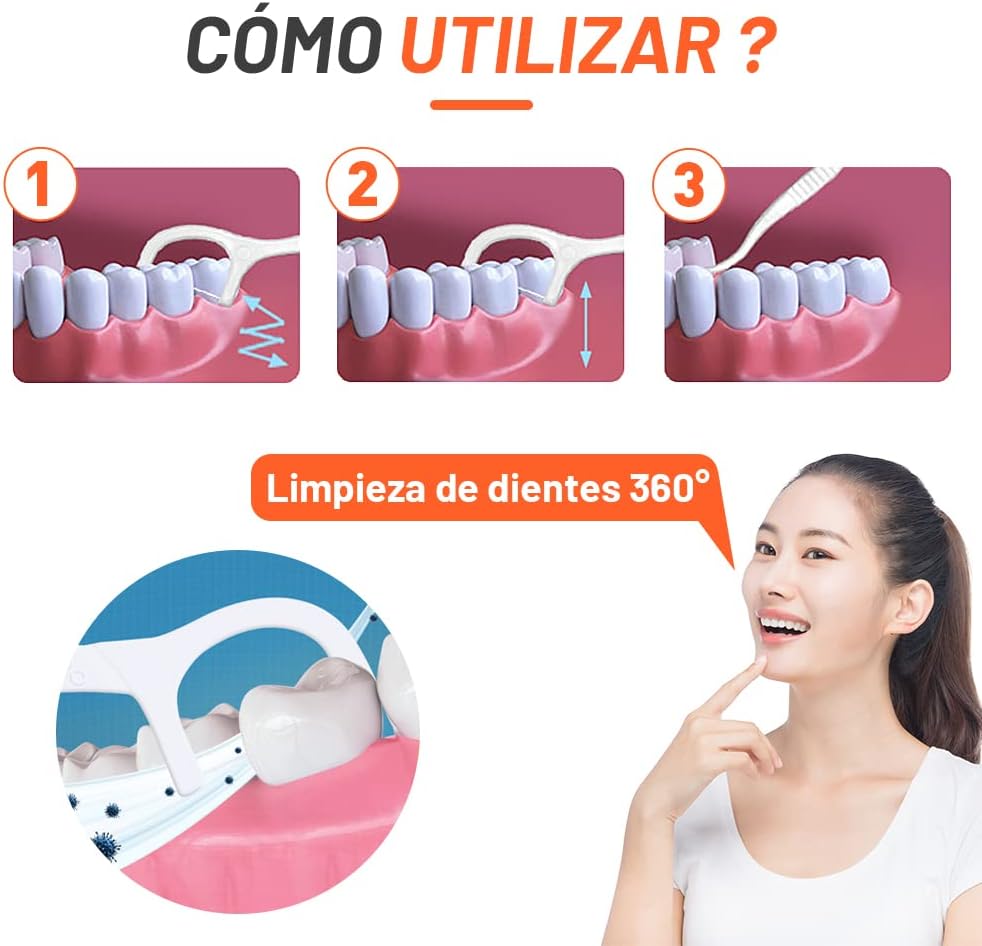 Thumbnail 4 de Y-Kelin Dental Floss 100 palillos con hilo dental