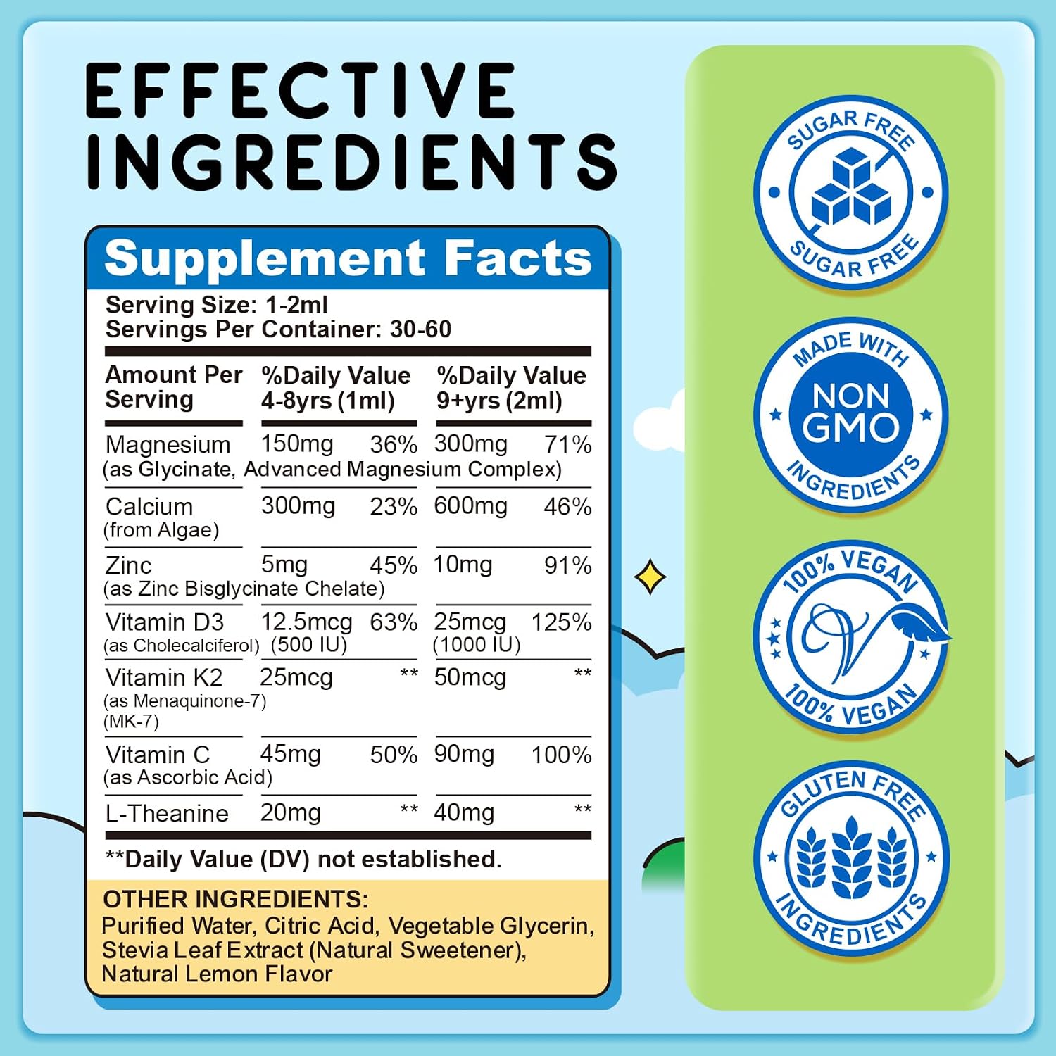 Thumbnail 6 de Kids Magnesium Liquid Drops, Lemon Flavor