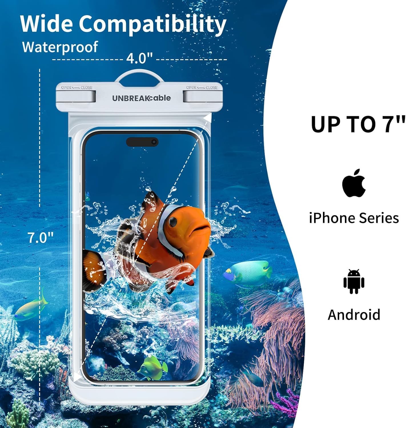 Thumbnail 4 de UNBREAKcable Waterproof Phone Pouch 7"