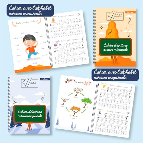 Thumbnail 5 de Halibel : 4 cahiers d’écriture magique réutilisables pour enfants