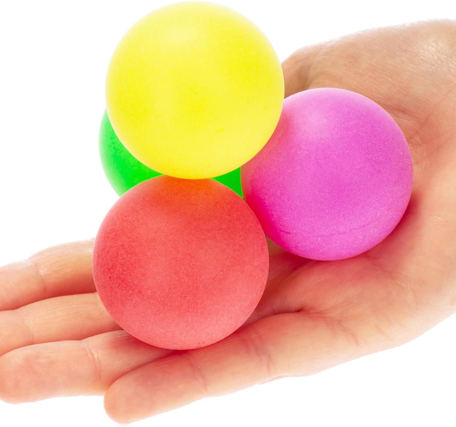 Thumbnail 4 de com-four Palline da ping pong 40 mm – confezioni da 48/72/144 in bianco o colori vivaci