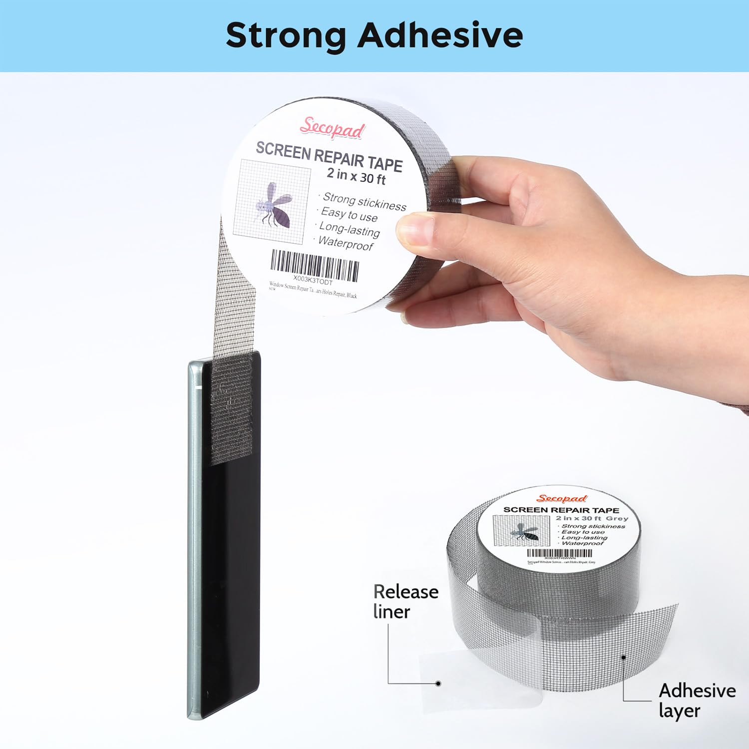 Detalle 2 de Secopad Screen Repair Tape, 2-Inch Width
